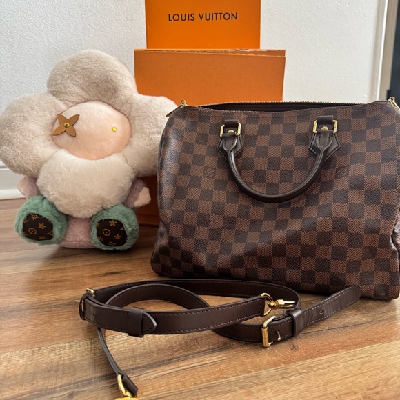 Louis Vuitton Handbags - Louis Vuitton Damier Ebene Speedy 30 Bandoulière